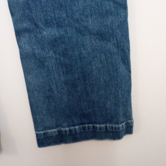 Paige Leenah Rock-On Destructed Wide Leg Jeans - Picture 8 of 8